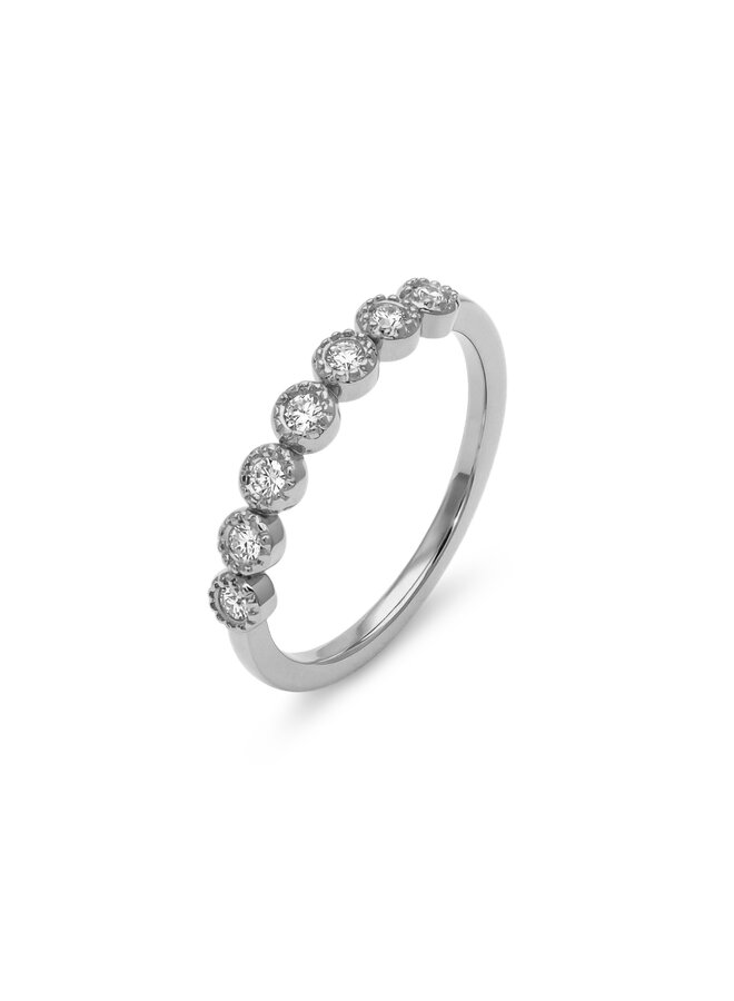 Melano Friends ring Giulia Zilverkleurig