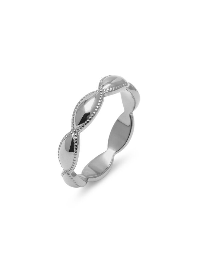Melano Friends ring Amarie Zilverkleurig