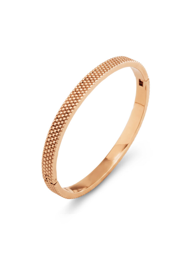 Melano Friends armband Mesh Rosékleurig