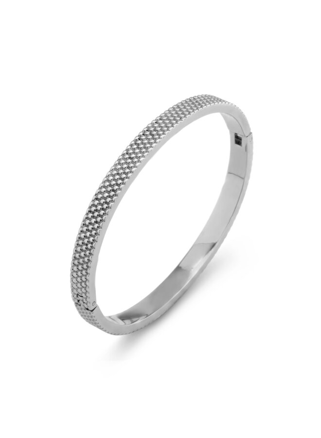 Melano Friends armband Mesh Zilverkleurig