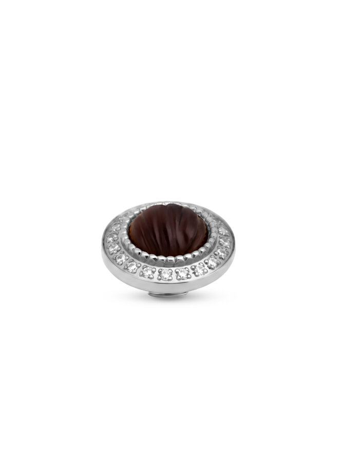 Melano Vivid meddy Crystal Shine Dark Brown Zilverkleurig