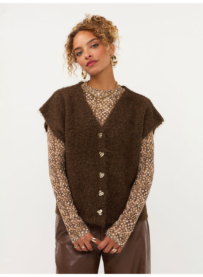 Vest Rochelle Coffee Brown