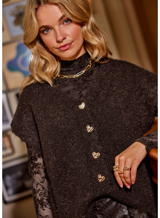 Vest Rochelle Dark Brown