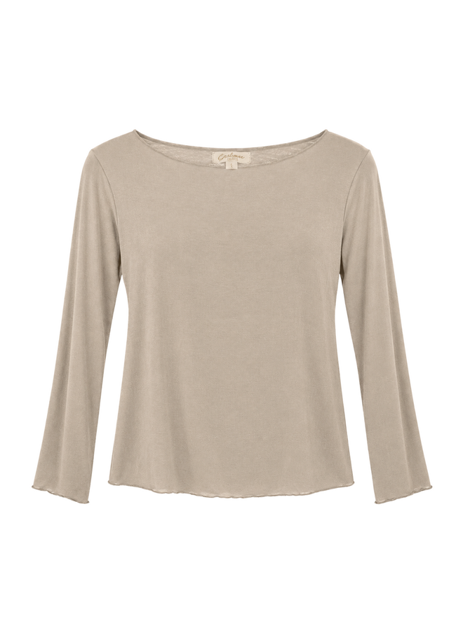 Top Mare Beige Onesize