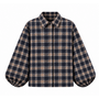 Blouse Kira Blauw/Caramel Onesize