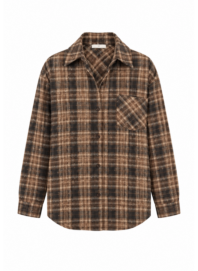 Blouse Moon Glitter Bruin/Camel