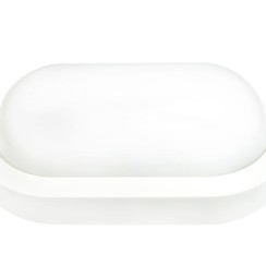 LED Wandlamp | Oval | 197x112mm | 3000K | IK10 | Wit