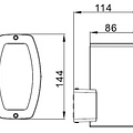 Tronix LED Wandlamp | Zwart | 1x 10W | Single | 2 jaar garantie