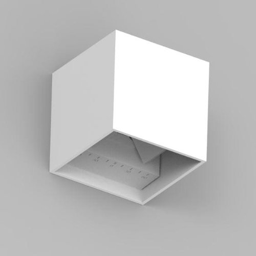 Tronix LED Wandlamp| Cube 10x10x10cm | Wit | Up & Down | 6W | Dimbaar | 2 jaar garantie