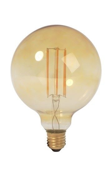 afbreken Brouwerij Geven LED Filament lamp G95 | 4 Watt | 2200K | Vintage| Dimbaar (2 jaar garantie)  - Deze gave LED vintage lampen passen perfect in restaurants of andere  omgevingen waar je een mooie