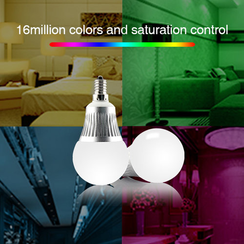 Mi-Light MiLight LED Bulb: 5W E14 RGB+CCT | 2 jaar garantie