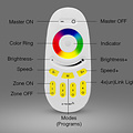 Mi-Light Afstandsbediening 4 Zone Touch 2.4GHz | 2 jaar garantie