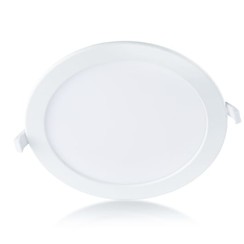 Rond LED Paneel | Ecologisch | Witte kleur | 18 Watt |3000K | Niet dimbaar | (2 jaar garantie)