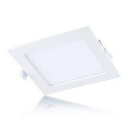 Vierkant LED Downlight ECO | Witte kleur | 12 Watt | 3000K | Niet dimbaar | 2 Jaar Garantie