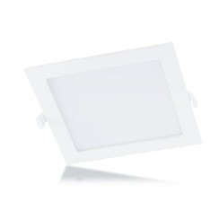 Vierkant LED Downlight ECO | Witte kleur | 18 Watt | 3000K | Niet dimbaar | 2 Jaar Garantie