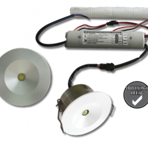 LED Mini Nood Inbouwspot | 3 uur  Emergency Mode