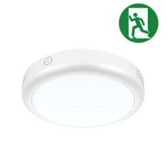 Noodverlichting Plafondlamp | Ø300mm | 15W | IP65 | Drie kleuren wit