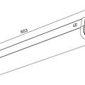 Tronix Batten Light | 603mm | 20W | IP20 | TRI-White