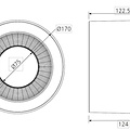 Tronix Down Light Surface Mounted | White | 18W | TRI-White | Dim.