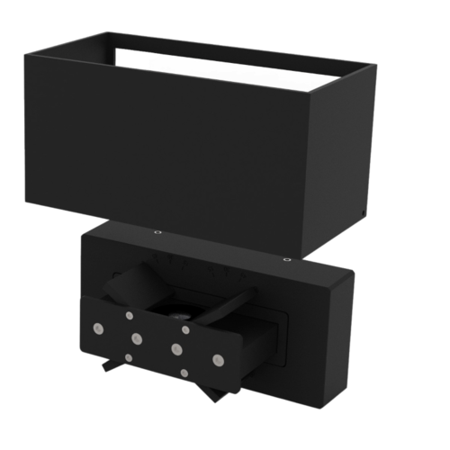 Tronix Wall Lamp | 200x101x100 | Black | 20W | Dim |