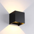 LVS led lighting LED CUBE 2x3W DIM ZWART