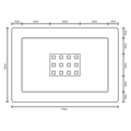 LVS led lighting LED BREEDSTRALER 120° IP65 10W