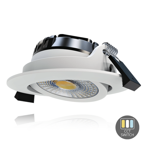 LVS led lighting Platte led inbouwspot Tri-white 2700K, 3000K, 4000K dimbaar