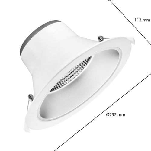 Led Downlighter CCT Switch 20W kleur instelbaar 3000K, 4000K of 5000K