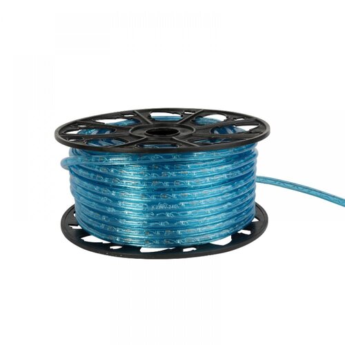 Tronix LED lichtslang | 230V | 50m | horizontaal | blauwe PVC