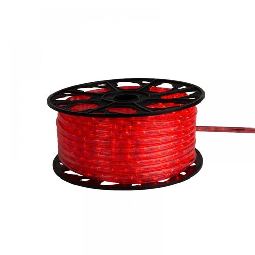 Tronix LED lichtslang | 230V | 50m | horizontaal | rode PVC