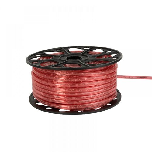 Tronix LED lichtslang | 230V | 50m | horizontaal | rode PVC