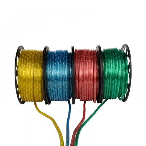 Tronix LED lichtslang | 230V | 50m | horizontaal | rode PVC