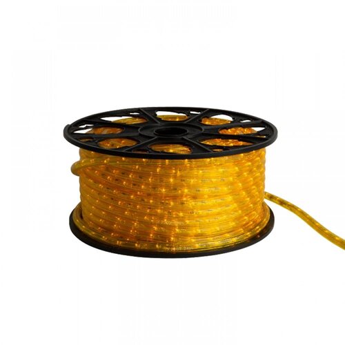Tronix LED lichtslang | 230V | 50m | horizontaal | gele PVC