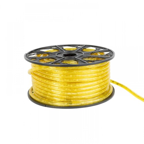 Tronix LED lichtslang | 230V | 50m | horizontaal | gele PVC