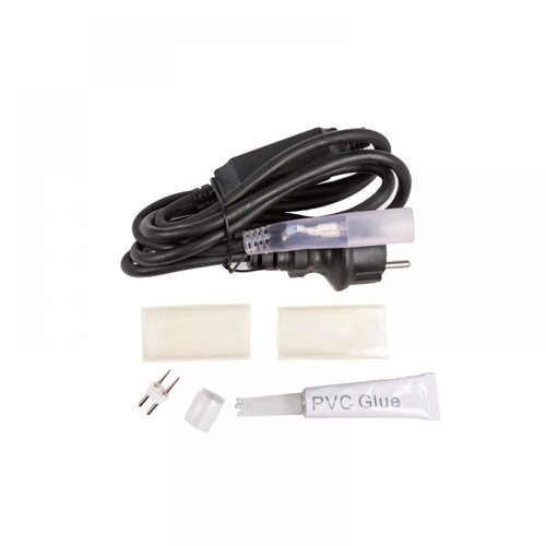 Tronix LED lichtslang | aansluitkabel Schuko stekker en eindkap