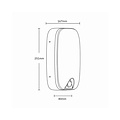 Tronix Wandlamp | 251*167mm | 7W | IP65 | 2700-3000K | PIR sensor