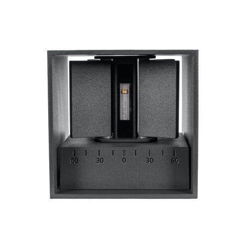 Tronix Wandlamp | kubus 10x10x10cm | RAL7016 | 6W | 3000K | dimbaar