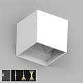 Tronix Wandlamp | kubus 10x10x10cm | wit | 6W | 2700K | dimbaar