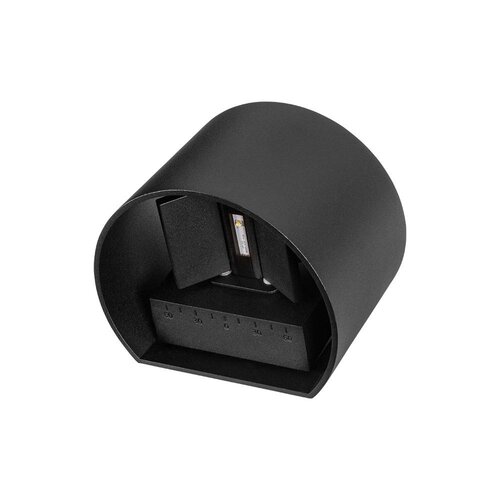 Tronix Wandlamp | 136x115x100mm | zwart | 6W | 3000K | dimbaar