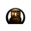 Tronix Wandlamp | 136x115x100mm | zwart | 6W | 3000K | dimbaar