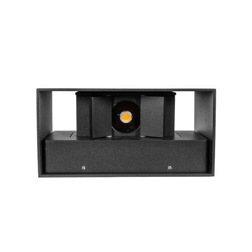 Tronix Wandlamp || 200x101x100 | zwart | 20W | 2700K | dimbaar