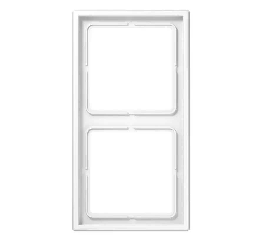 Abdeckrahmen 2-fach LS990 alpinweiß (LS 982 WW)