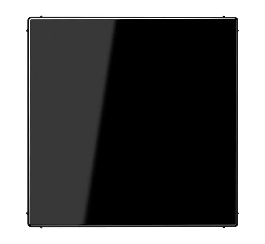 Zentralplatte Blindabdeckung mit Tragplatte LS990 schwarz (LS 994 B SW)