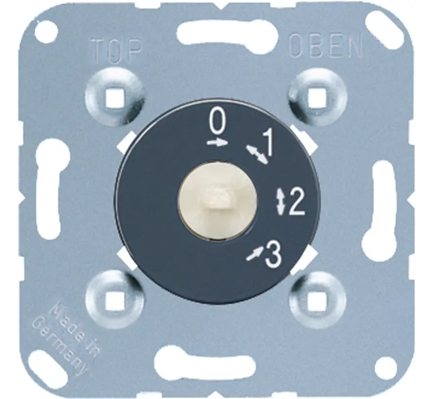 Dreistufenschalter mit Nullstellung ohne Befestigungskrallen (1101-4)