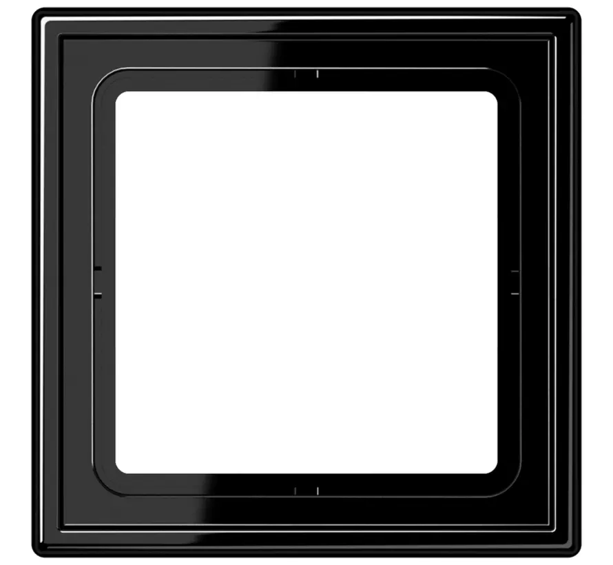 Abdeckrahmen 1-fach LS990 schwarz glänzend (LS 981 SW)