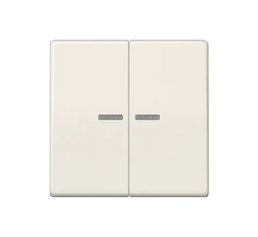 Wippe 2-fach Kontrollfenster AS500 creme (AS 591-5 KO5)