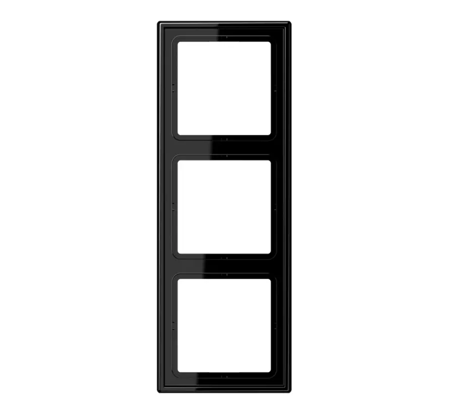 Abdeckrahmen 3-fach LS990 schwarz glänzend (LS 983 SW)