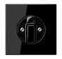 Drehbedienaufsatz für Jalousie oder Drehschalter LS990 schwarz glänzend (LS 1941 SW)