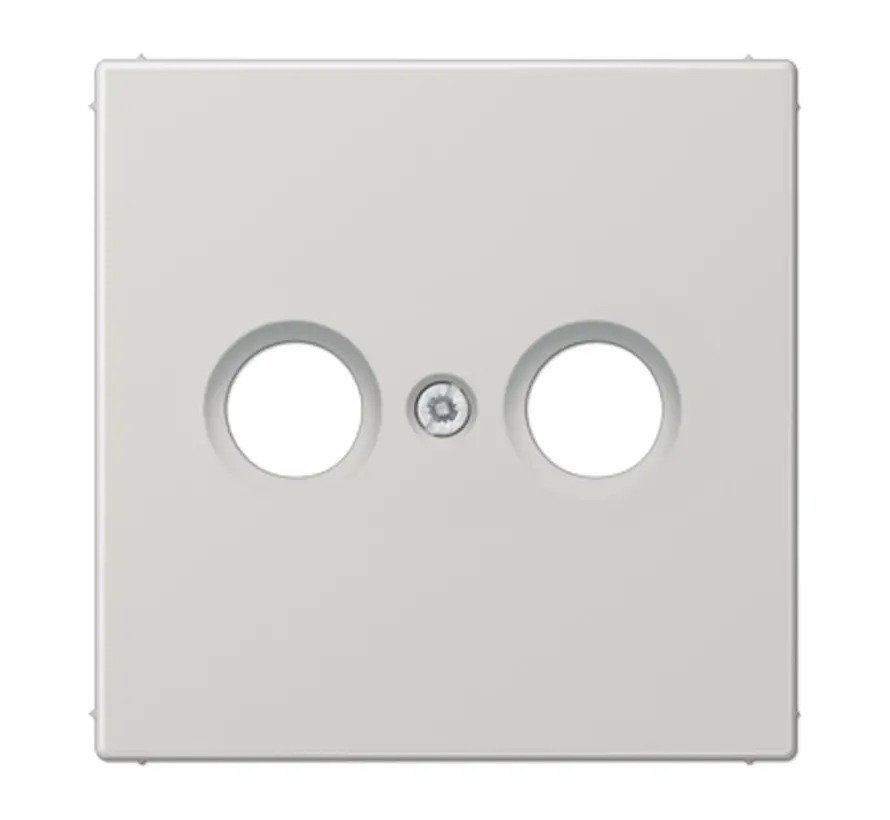 Zentralplatte Antennendosen LS990 hellgrau (LS 990 TV LG)