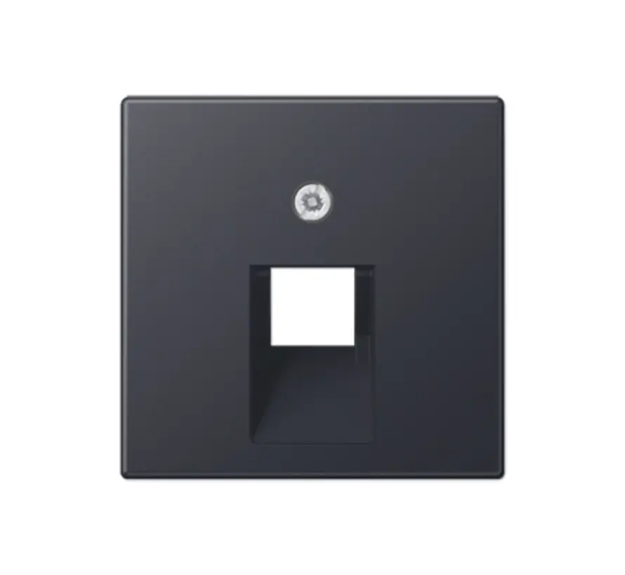 Zentralplatte 1-fach für RJ45 Netzwerk-Anschlussdose A-range anthrazit matt (A 569-1 BFPLUA ANM)